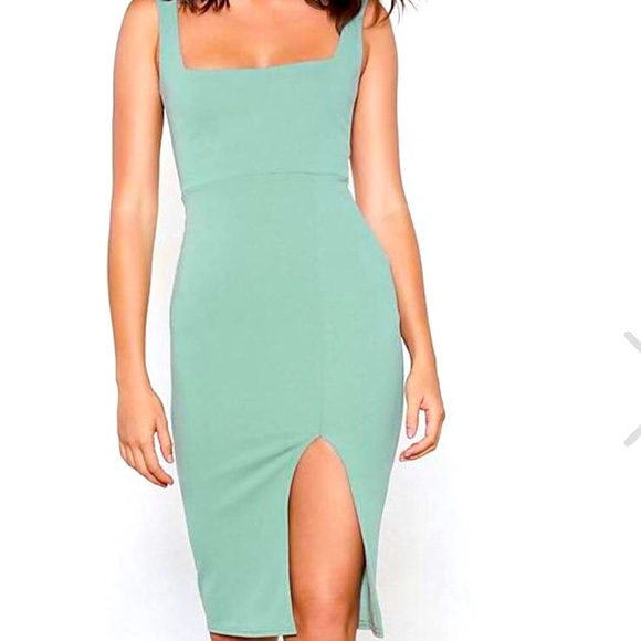 princess polly baby blue dress Zip Bodycon Dress main image 1
